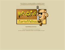 Tablet Screenshot of kartoffelhaus-rudolstadt.de